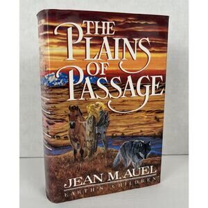 Plains Of Passage Jean M. Auel Earths Children Hardcover Dust Jacket 1990